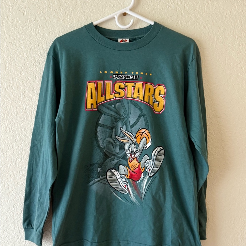 Warner Bros. Green Looney Tunes AllStars Bugs Bunny Long-Sleeve Tee